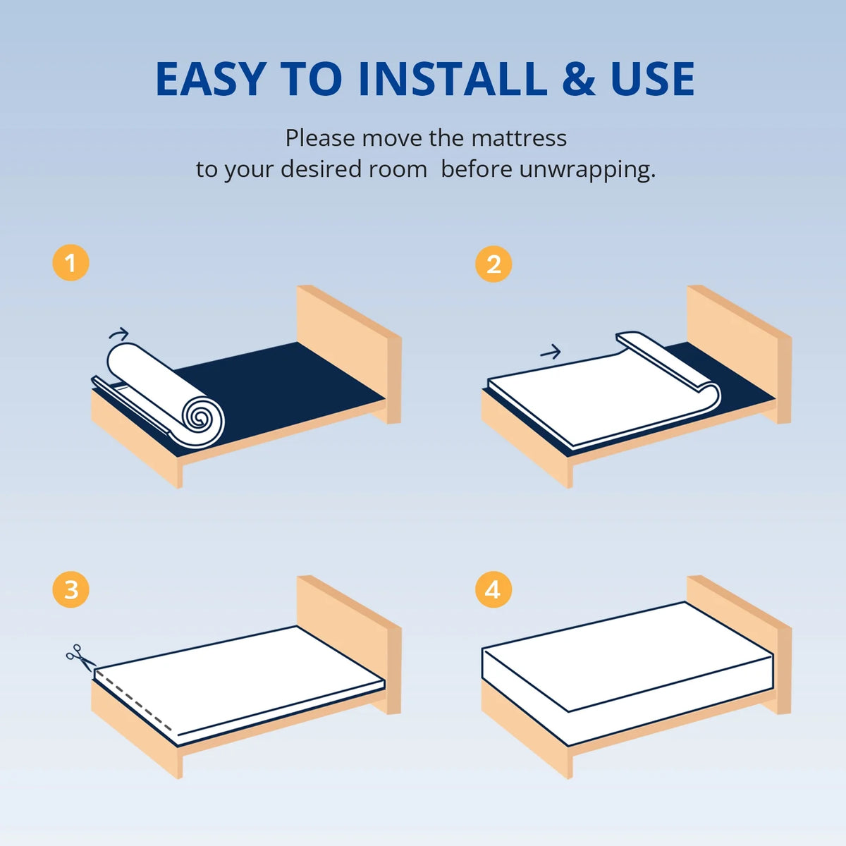 EGOHOME 14 inch King Size Hybrid Mattress In a Box, Cooling Gel Infused Memory Foam, Pocket Spring