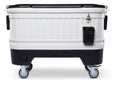 Igloo 125 qt. Party Bar Wheeled Ice Chest, White and Black