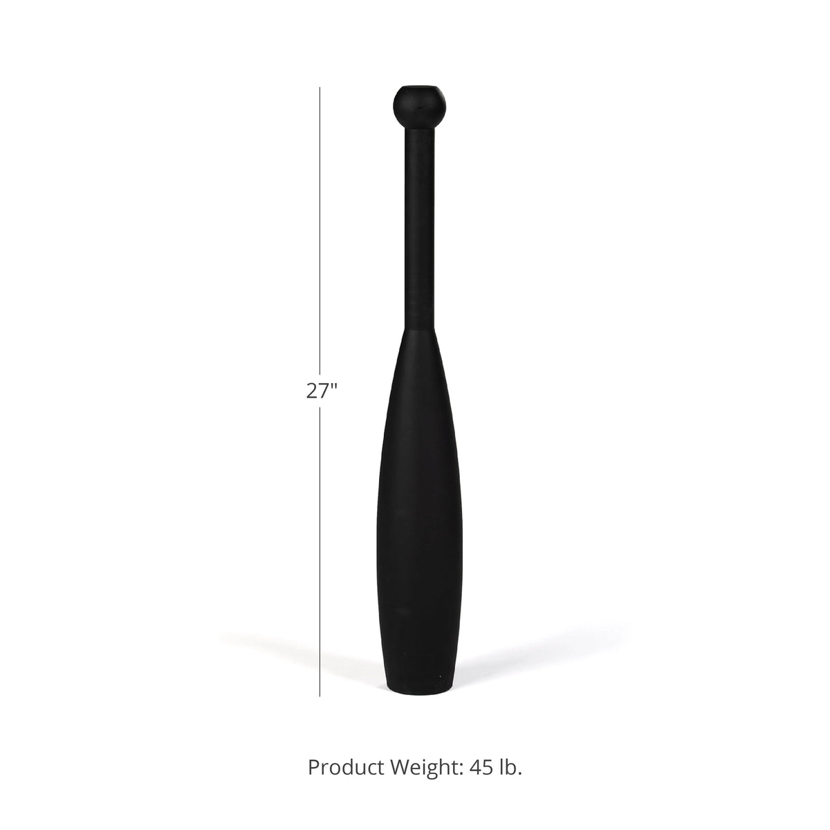 Titan Fitness 45 LB Steel Club for Functional Grip Strength Training