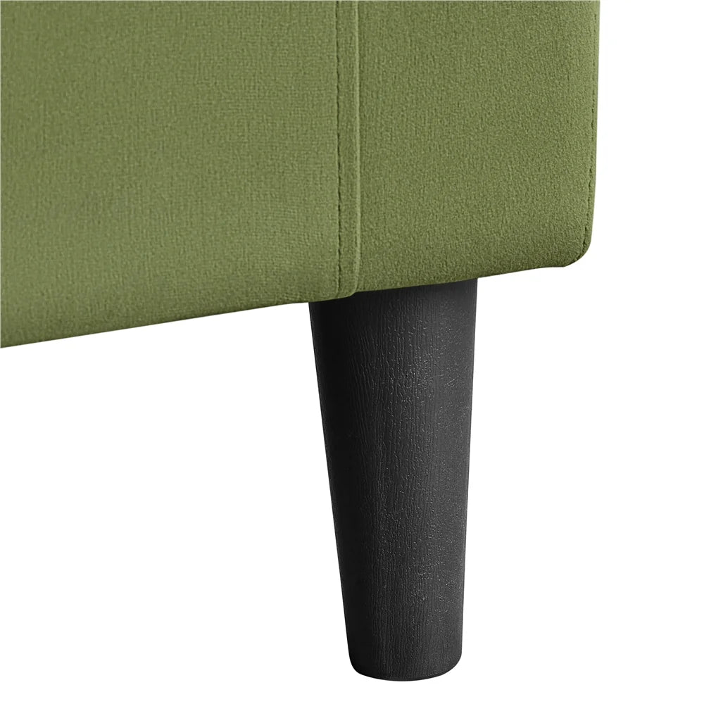 Yaheetech Upholstered Barrel-shaped Accent Chair for Living Room, Beige