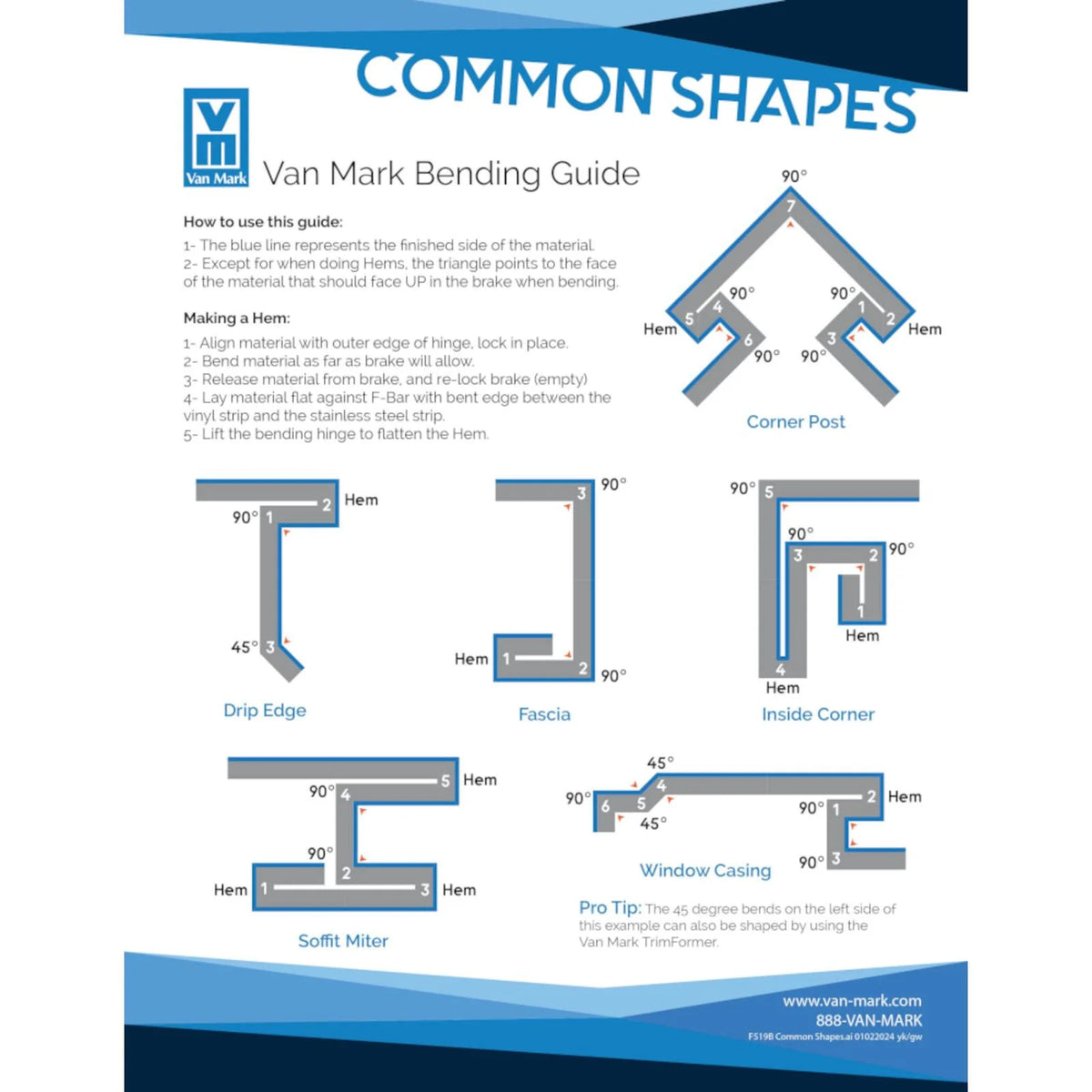 Van Mark Mark IV Industrial TrimMaster Siding Brake with Xtreme Stand - 10'6"
