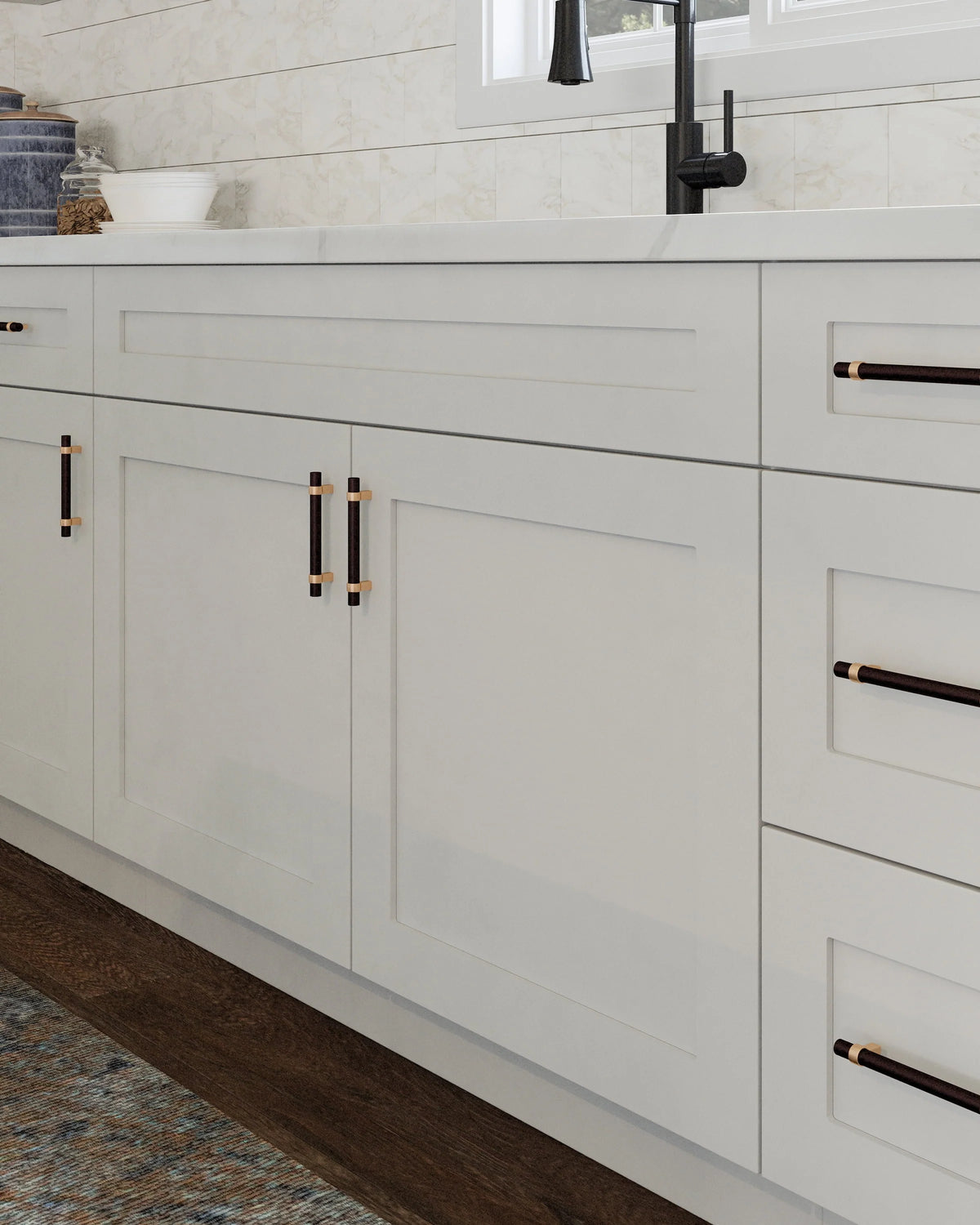 Design House 561621 Brookings Unassembled Shaker Wall Kitchen Cabinet 30x12x12, White