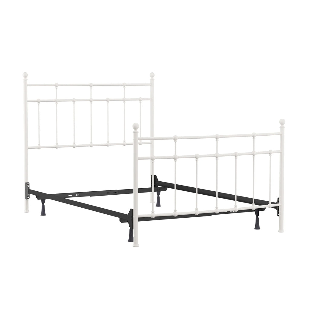 Hillsdale Furniture Providence Metal Full Bed with Spindle and Casting Design, Antique Bronze