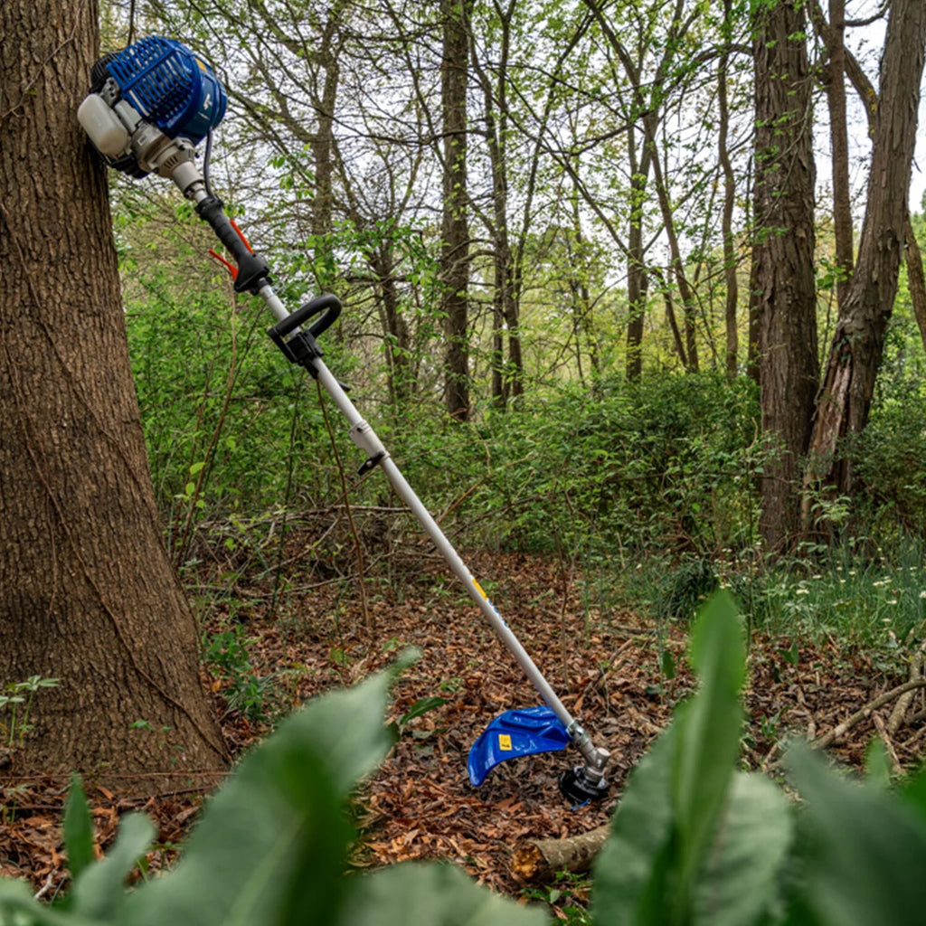 WILD BADGER POWER Weed Eater 31cc 17" Gas String Trimmer/Edger 4 Cycle with Brush Cutter
