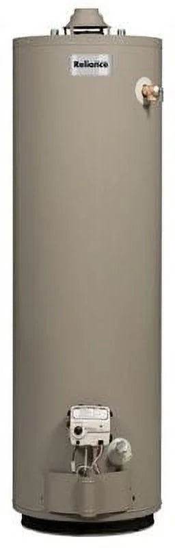 Reliance 6 40 NBCS Gas Water Heater, 40 gal Tank, 3/4 in Inlet, 1/2 in Outlet