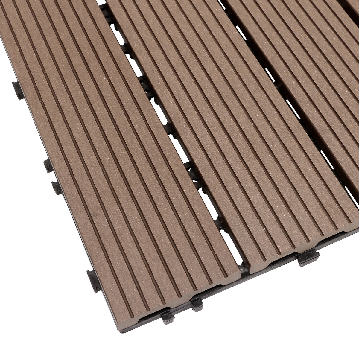 Golden Select WPC 12' x 12” Deck Tiles, 24 Tiles