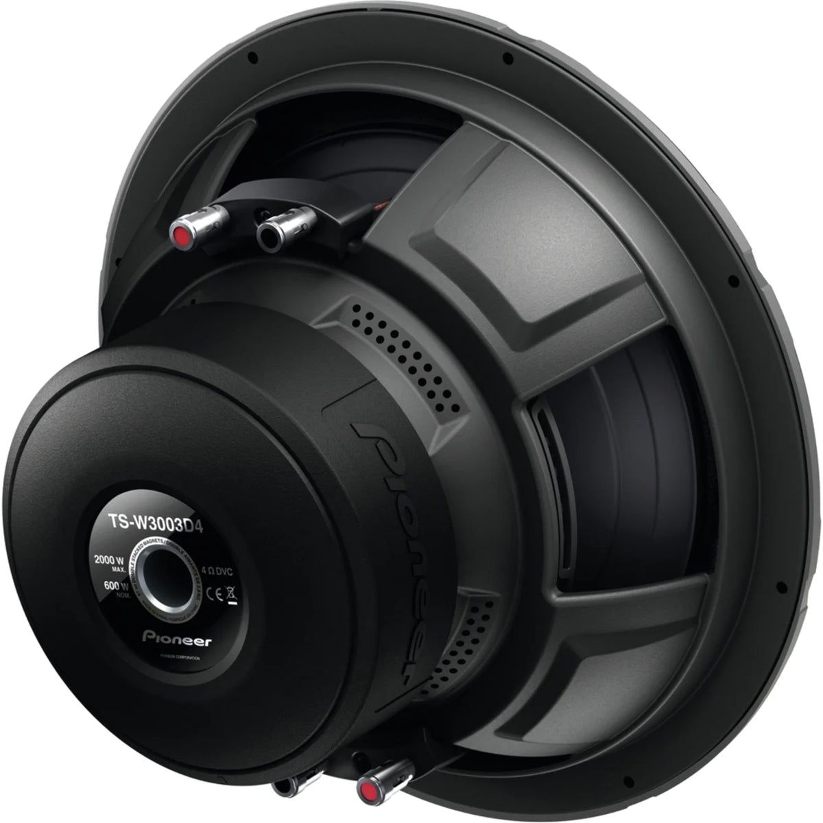 Pioneer 12" 2000W Champion Pro Car Power Subwoofer DVC 4-Ohm Sub | TS-W3003D4
