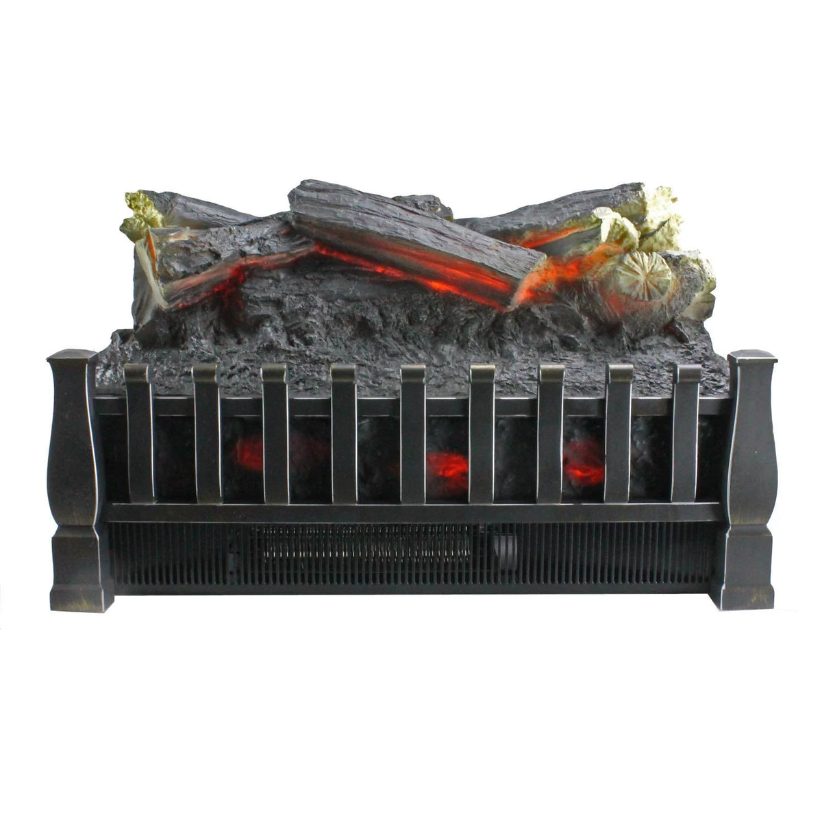 Duraflame Infrared Quartz Log Set Heater with Realistic Ember Bed and Logs, Black, 13.64 lb