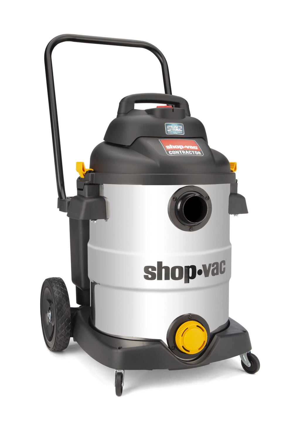 Shop-Vac 12 Gallon 6.5 Peak HP Wet Dry Contractor Series Stainless Steel Vacuum, Model 9627706
