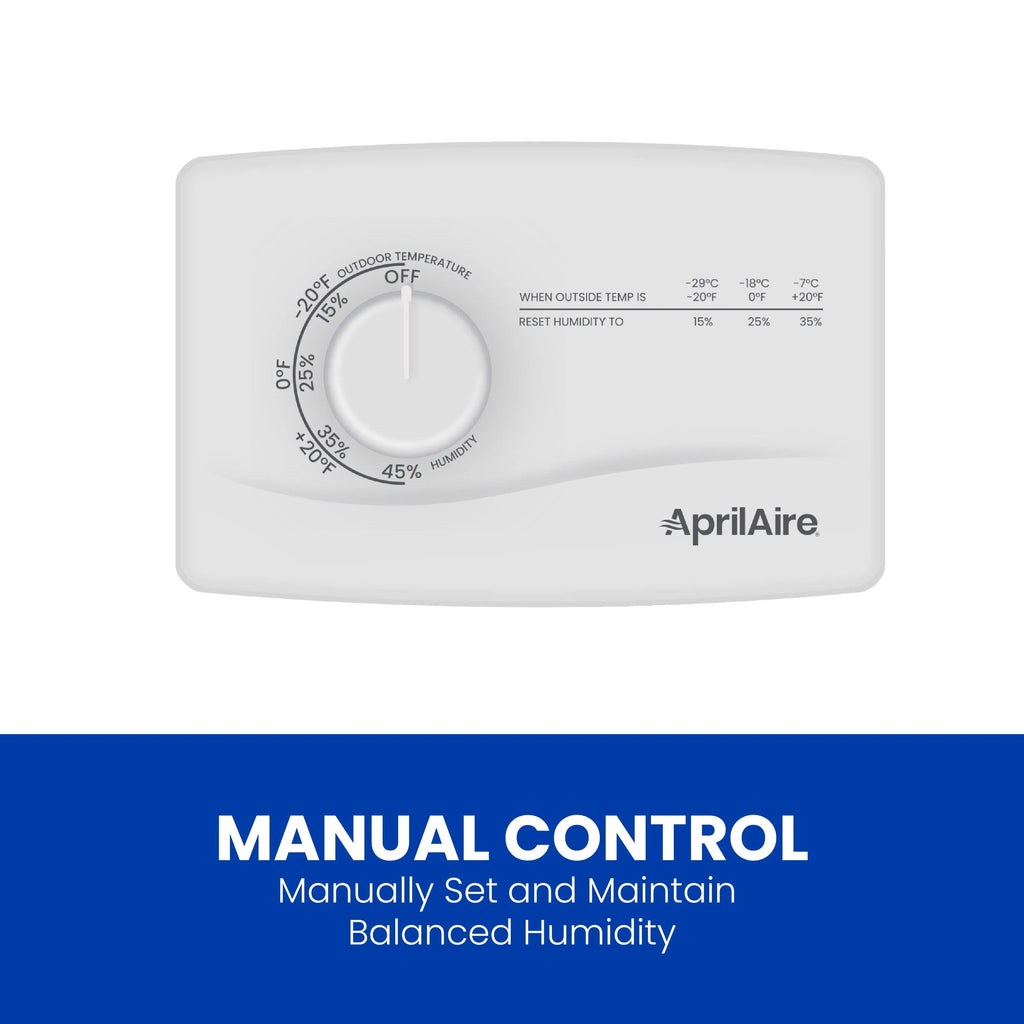 AprilAire 700 Whole-House Humidifier - Automatic - Large Capacity Fan-Powered Furnace Humidifier for Homes up to 4,200 Sq. Ft.