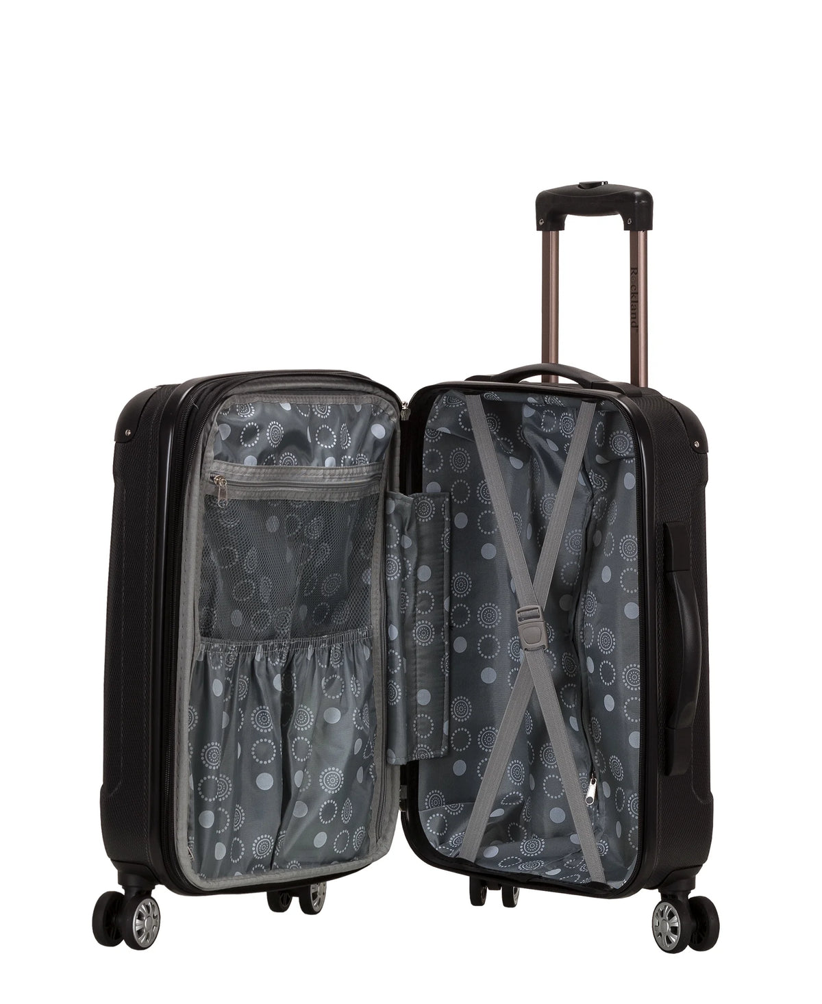 Rockland Luggage Sonic 3 Piece Hardside Spinner Luggage Set, F190