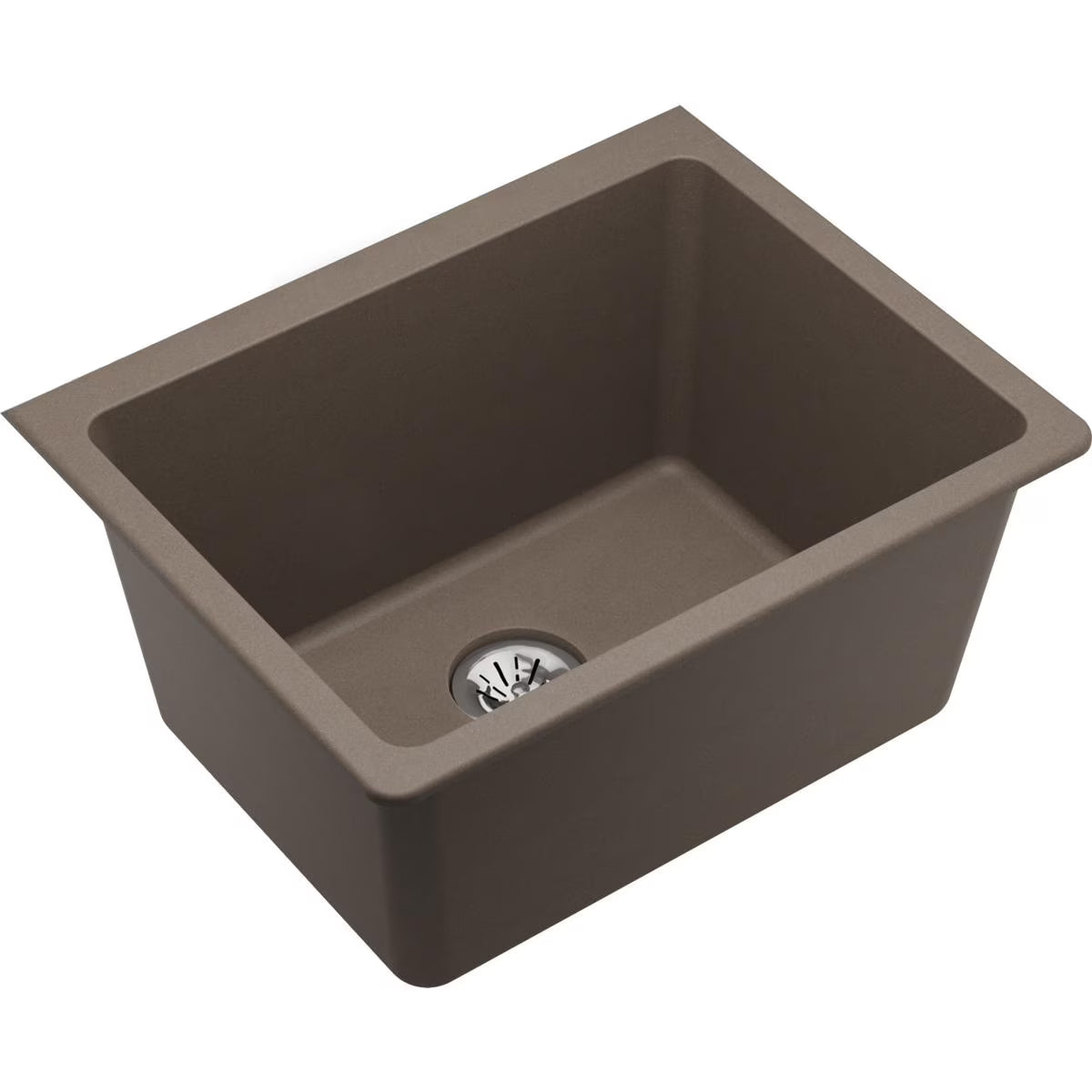 Elkay Quartz Classic 25" x 18-1/2" x 11-13/16", Undermount Laundry Sink with Perfect Drain, White