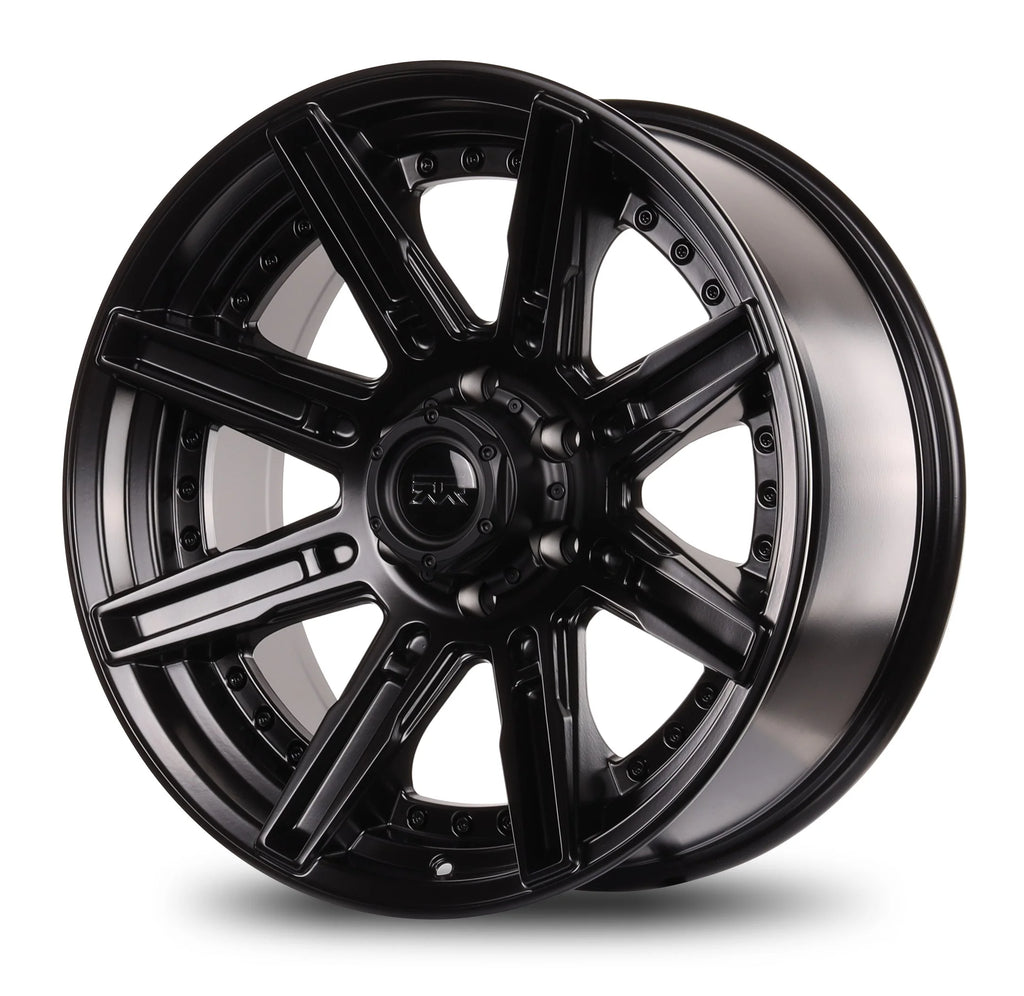 20x9 Mudder Trucker MT502 Stroker Matte Black 6x135 ET1 wheel rim