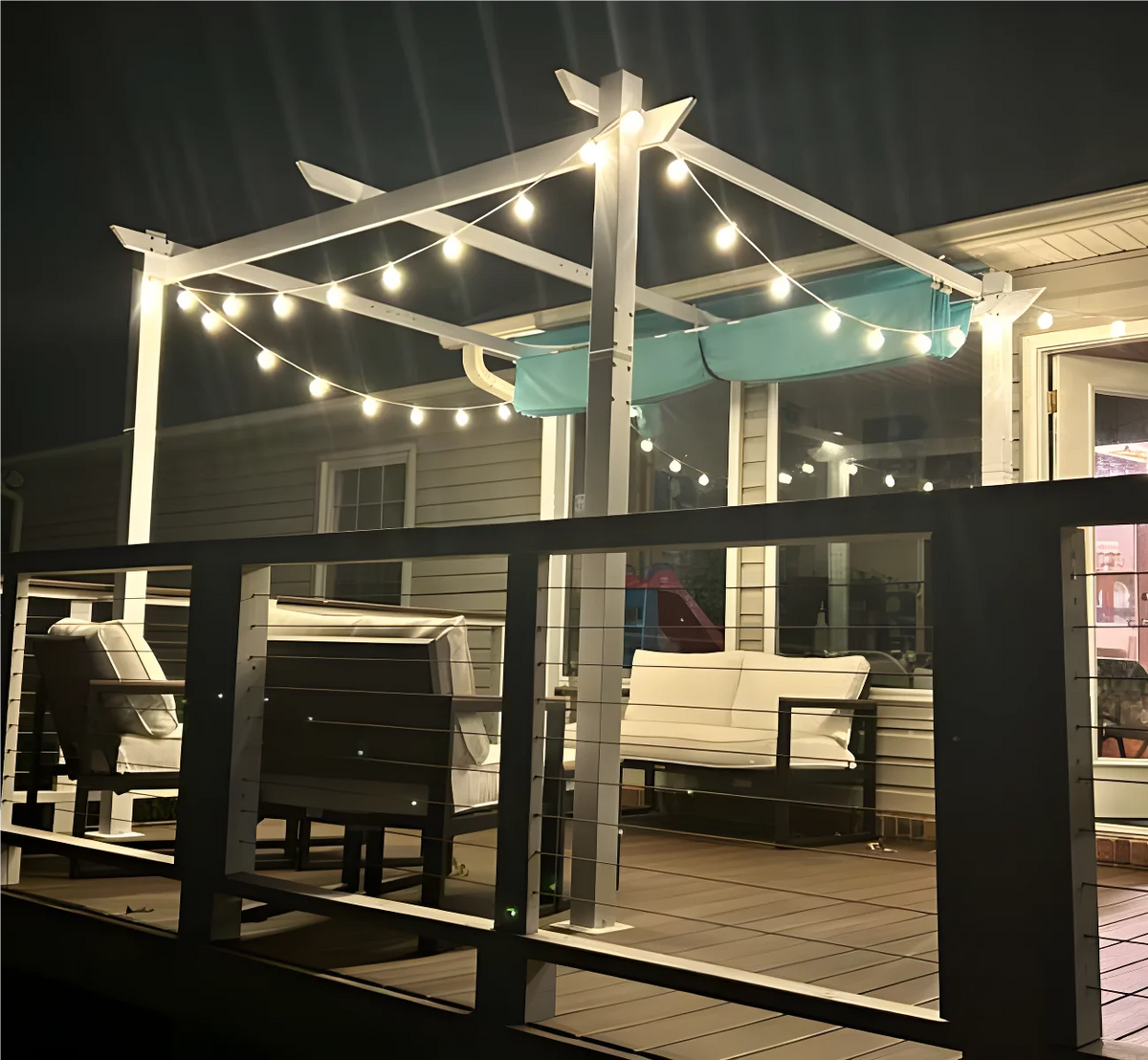 PURPLE LEAF Outdoor Retractable Pergola with Sun Shade Canopy 10' x 13' Patio Aluminum Pergola Shelter for Backyard Deck Garden Modern Metal Grape Trellis Pergola, Beige