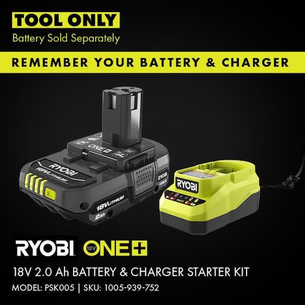 ONE+ 18V Cordless Compact 3-Tool Combo Kit with Glue Gun, Area Light, Bluetooth Speaker (Tools Only)