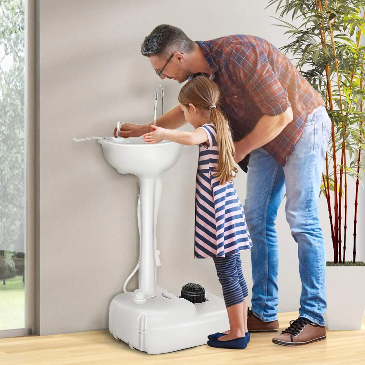 Portable Camping Sink Hand Wash Station Basin