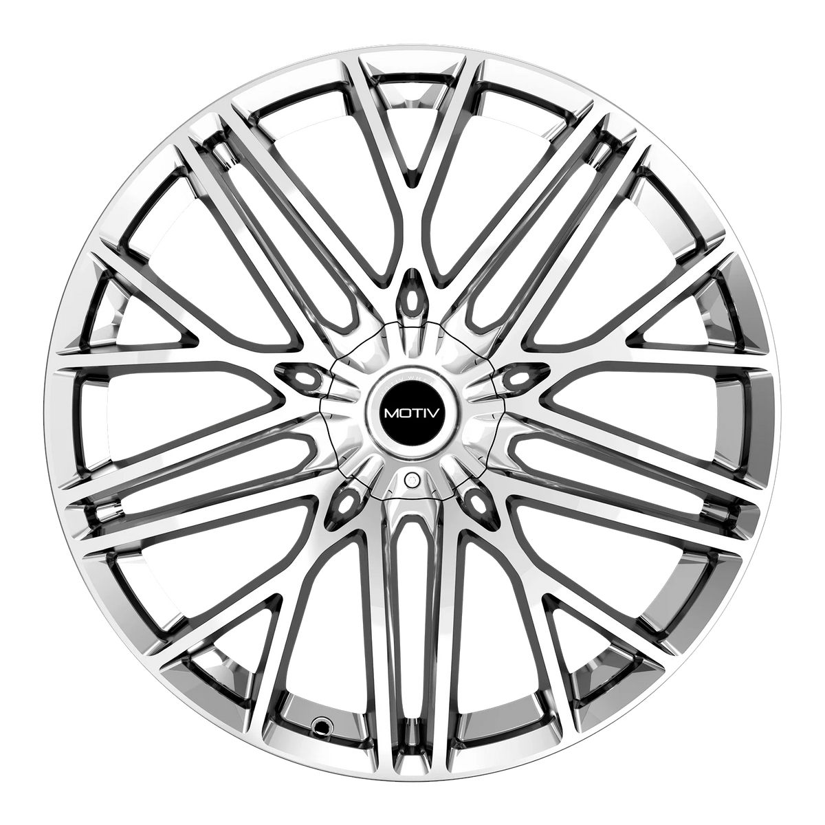 20x8.5 Motiv 437C Chrome Wheel 5x115/5x120 (20mm)