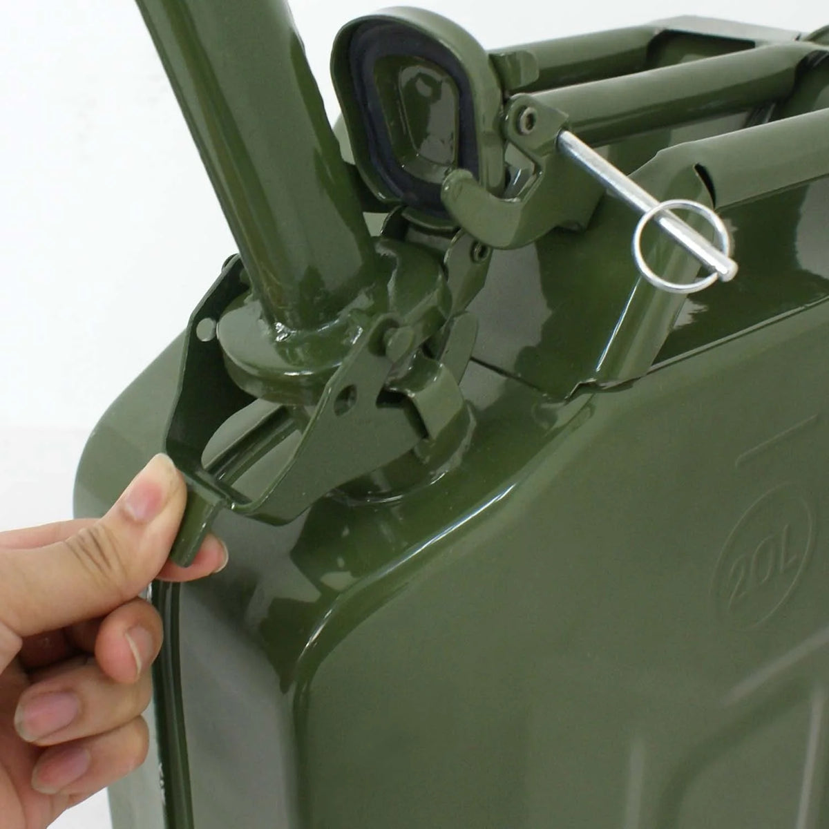 ZENY 5 Gallon Fuel Gas Jerry Can, 5 Pack
