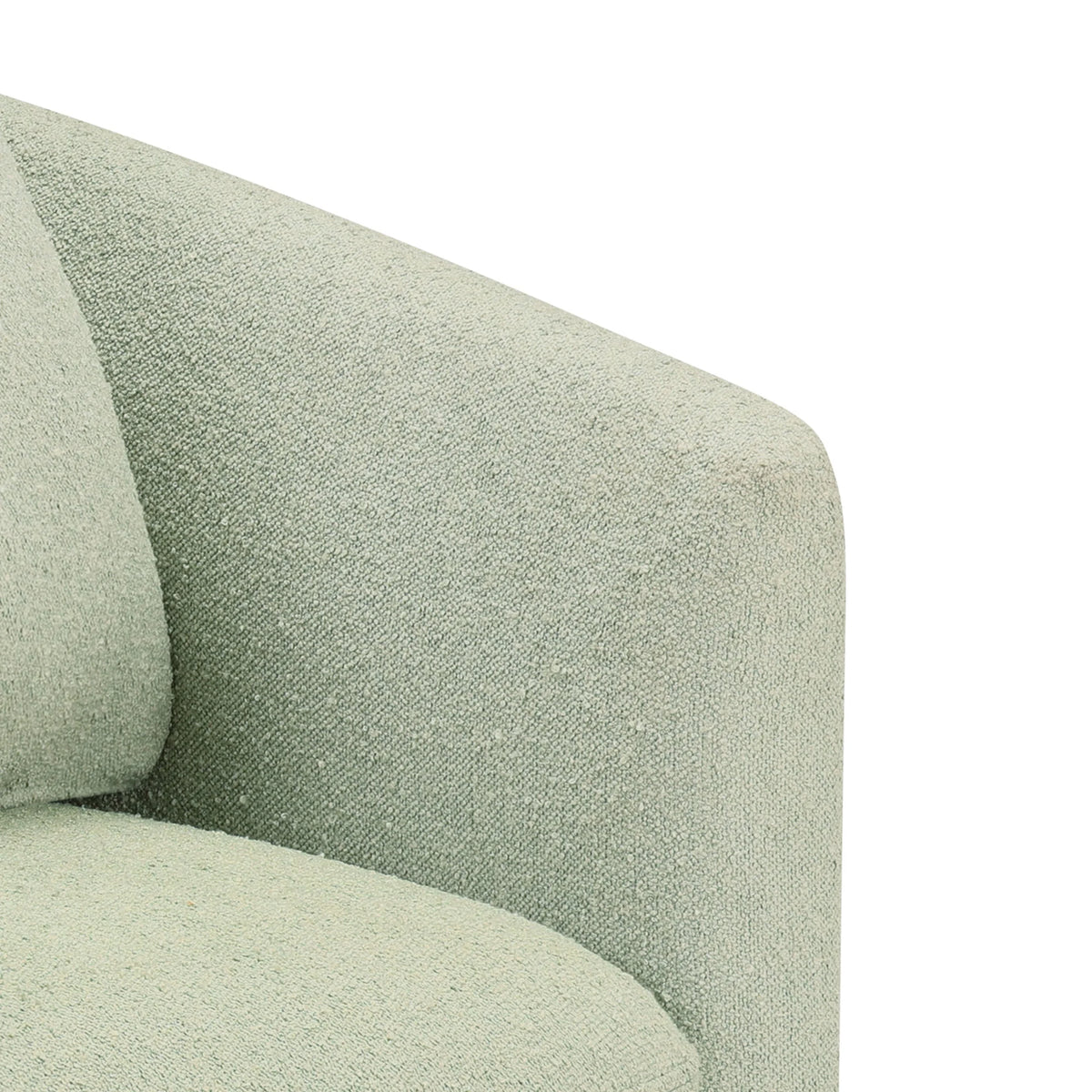 Beautiful Drew Accent Chair by Drew Barrymore, Cream Boucle