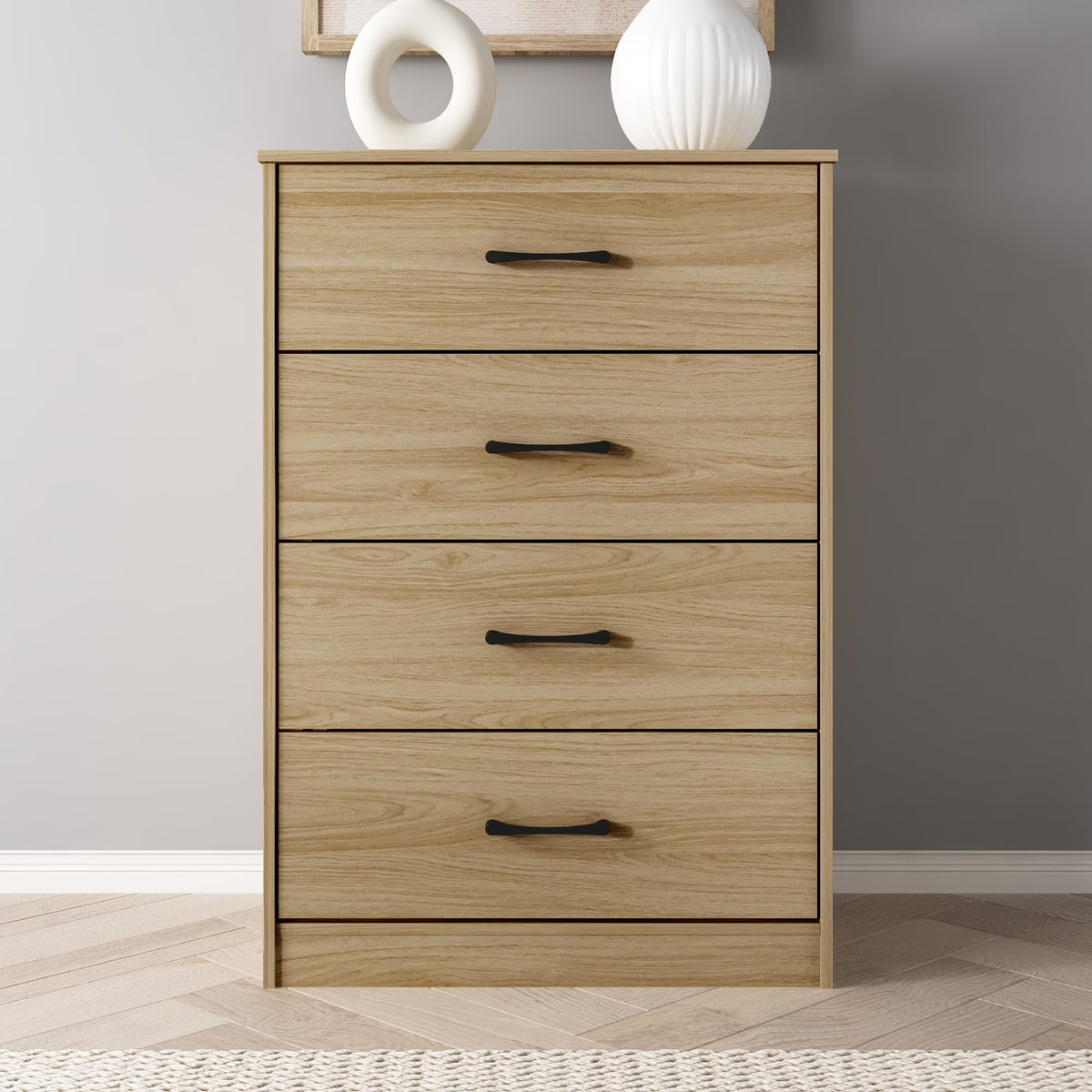 Mainstays Ardent 4 Drawer Dresser, Euro Oak