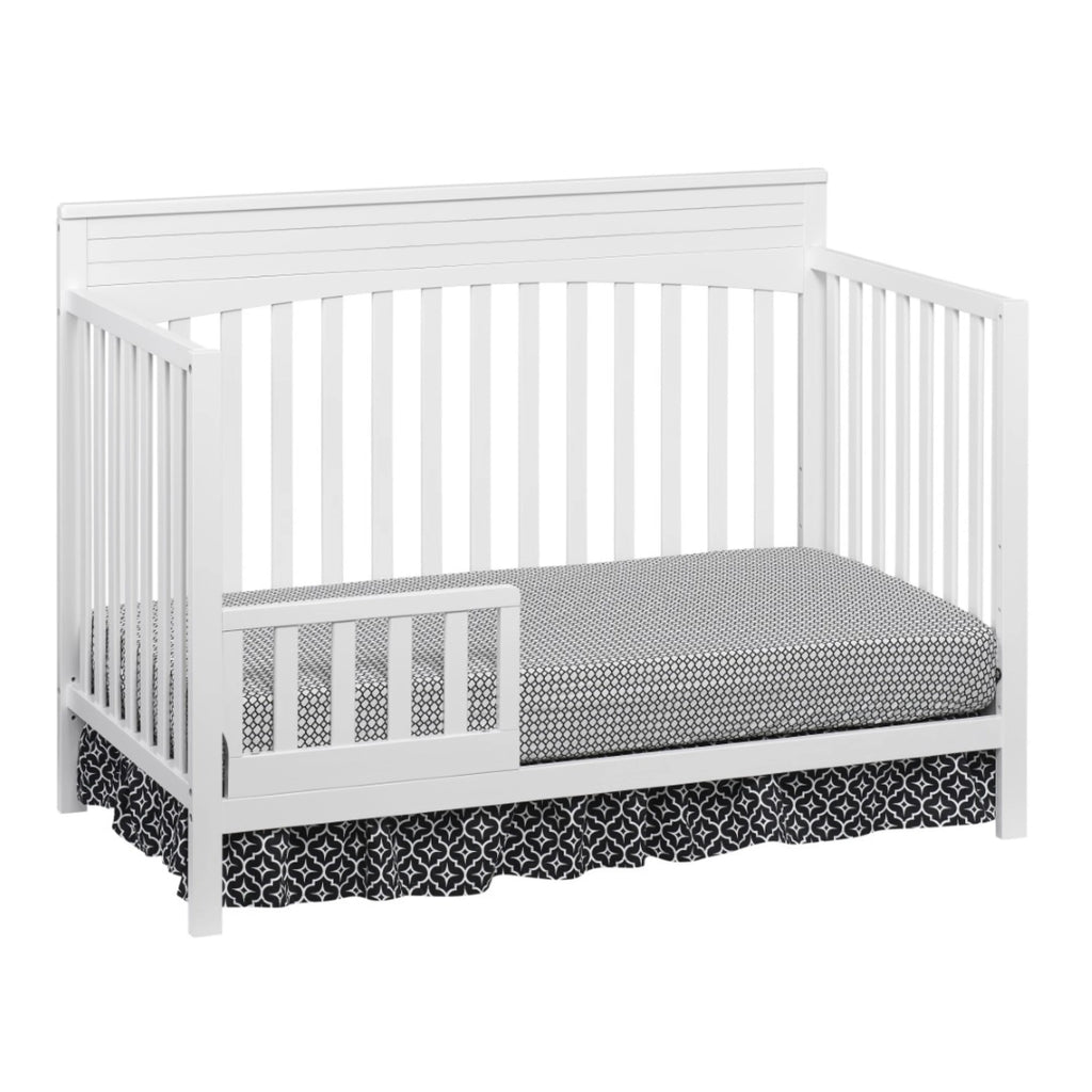 Oxford Baby Harper 4-in-1 Convertible Crib, Dove Gray, GREENGUARD Gold Certified, Wooden Crib