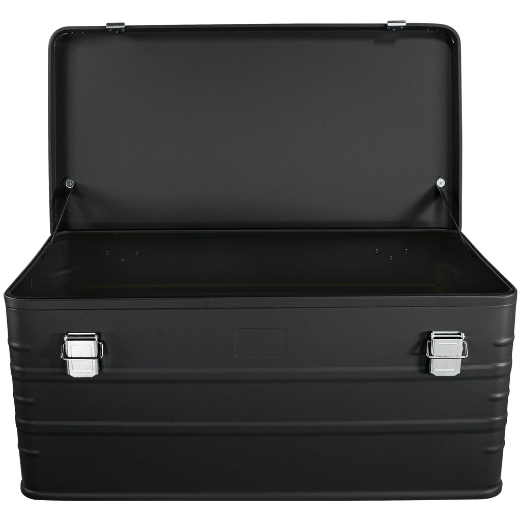 Crossover Aluminum Overland Storage, Trunk, Metal Cargo Case, Storage Box (147L X-Large, Black)