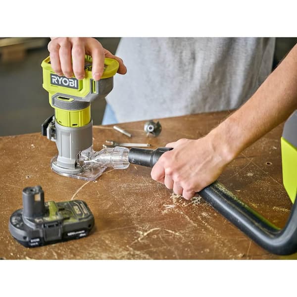 ONE+ 18V Cordless 2-Tool Combo Kit with Compact Fixed Base Router and 5 in. Random Orbit Sander (Tools Only)