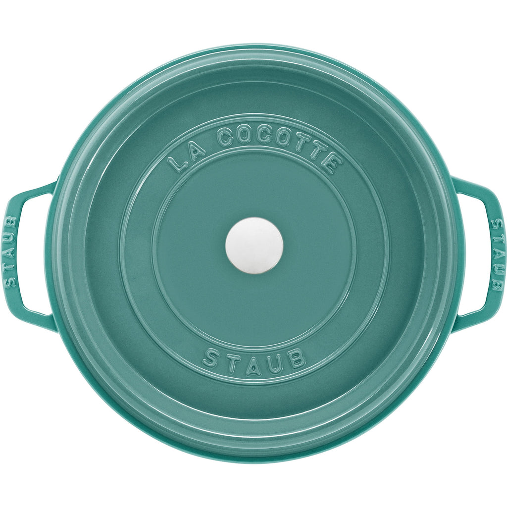 Staub Cast Iron 7-qt Round Cocotte - Grenadine