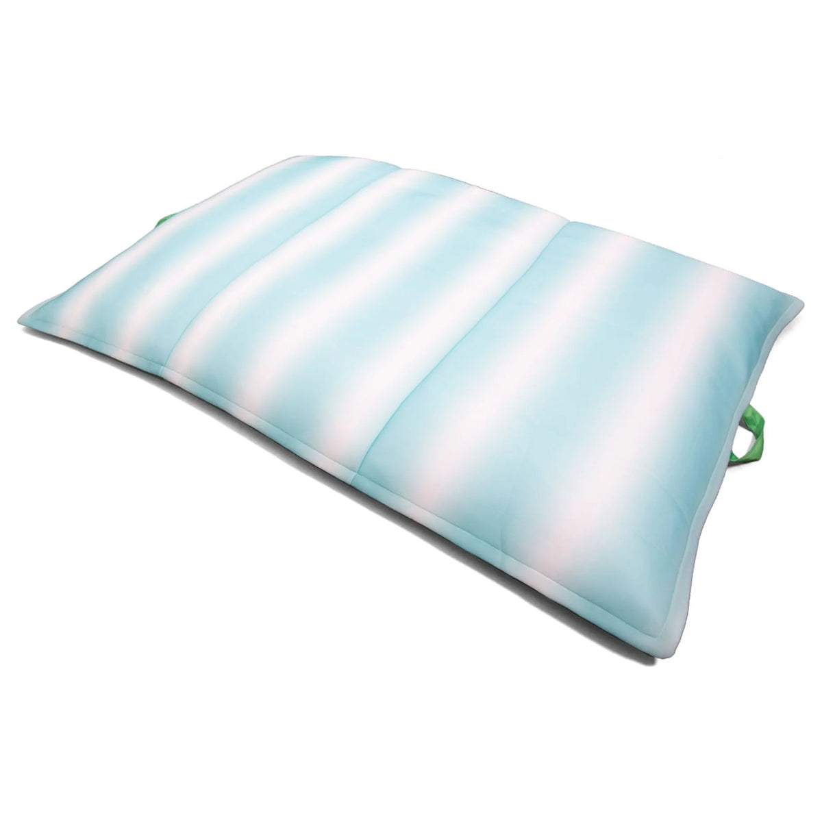 Big Joe Lagoon Lounger No Inflation Needed Pool Float, Americana Nautical Stripe Double Sided Mesh, Quick Draining Fabric, 5 feet Giant