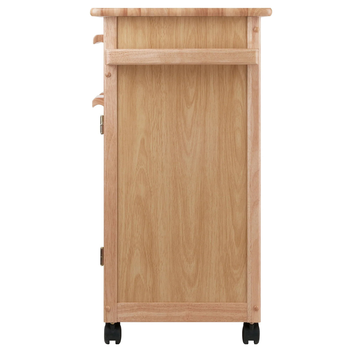 Winsome Wood Hackett Kitchen Storage Cart, Natural Finish
