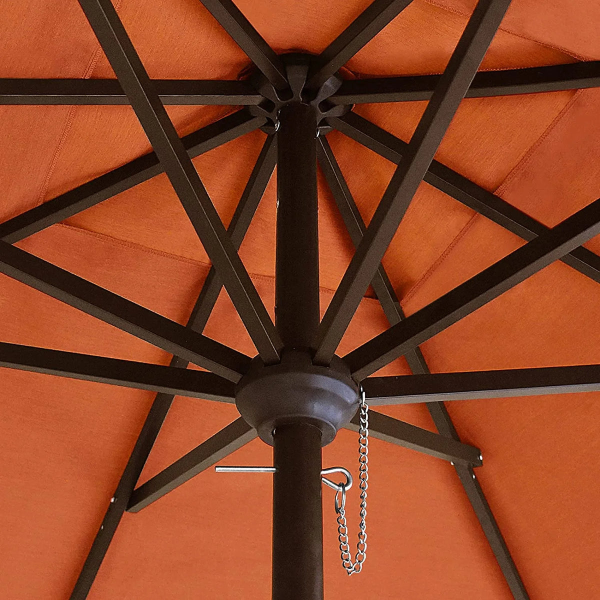 EliteShade Sunumbrella 6x6Ft Square Market Umbrella with Ventilation