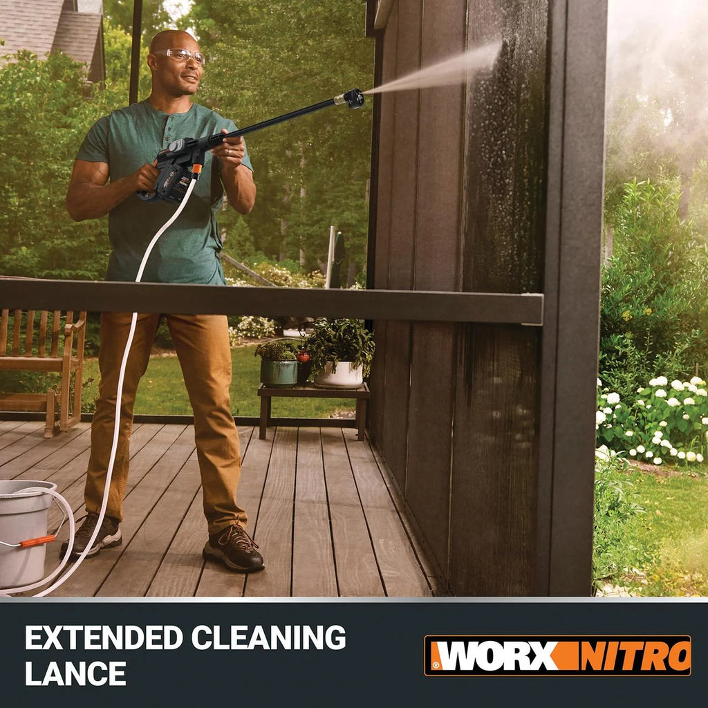 Worx Nitro 710 MSI 20V Brushless Hydro shot Plus Portable Power Cleaner