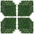 DUOSONG Outsunny Grass Wall Panels, 20" X 20" Artificial Grass Wall Decor,Greenery Backdrop Panels Wall For Outdoor, Indoor, Garden, Fence, Backyard, Fresh Green Green POLYETHYLENE Garden & Outdoor