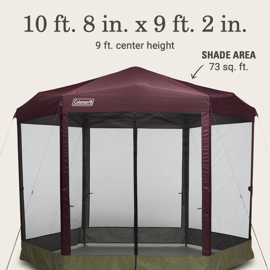 Coleman Screen House Tent with 2 Entryways Accessory