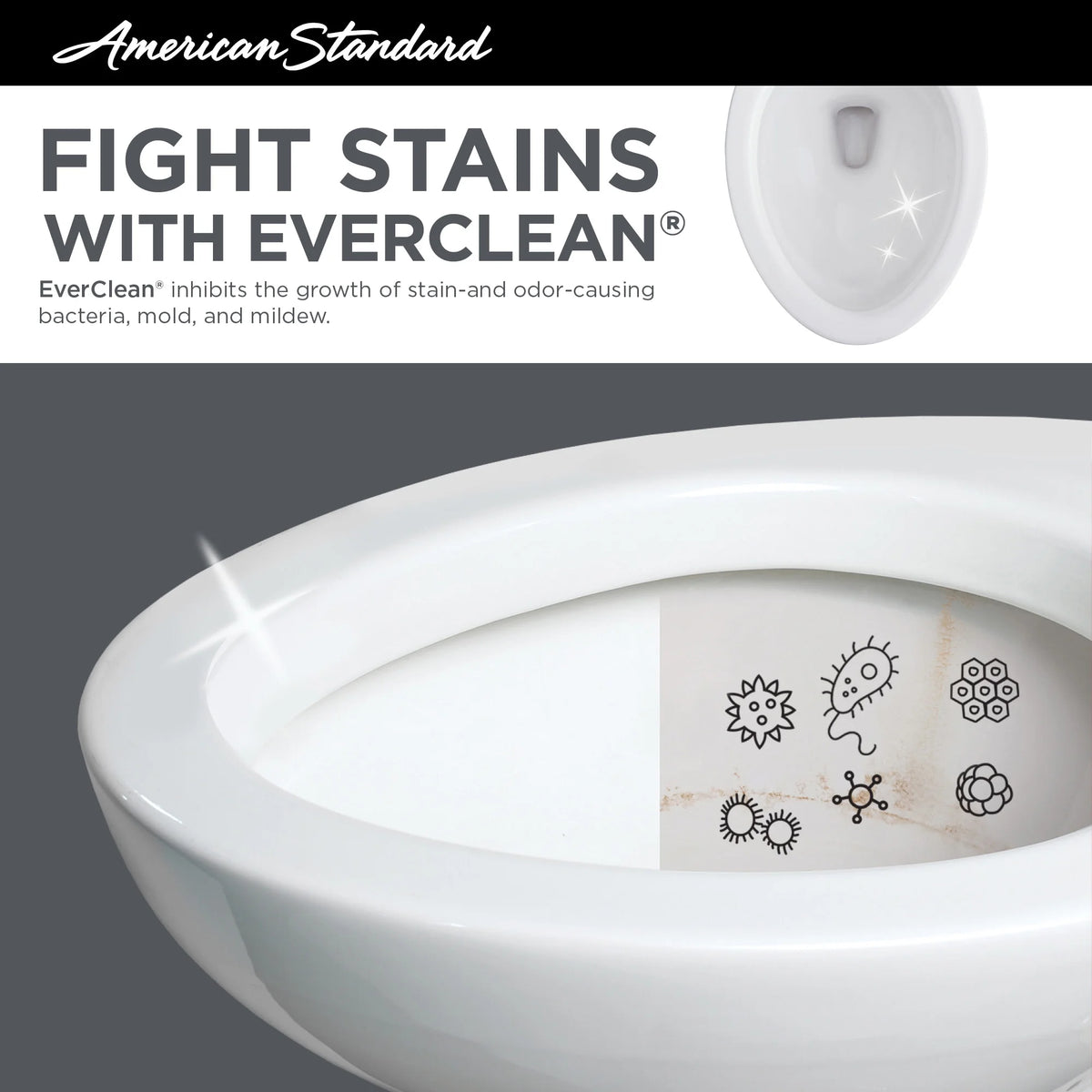 American Standard Edgemere 2-Piece 1.28 GPF Single Flush Right Height Elongated Toilet in White, Seat Not Included