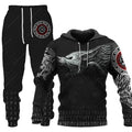 Men's 3D wolf print hooded tracksuit - Gents Desire - view 4