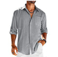 Men's casual long sleeve pocket shirt - Gents Desire - view 5