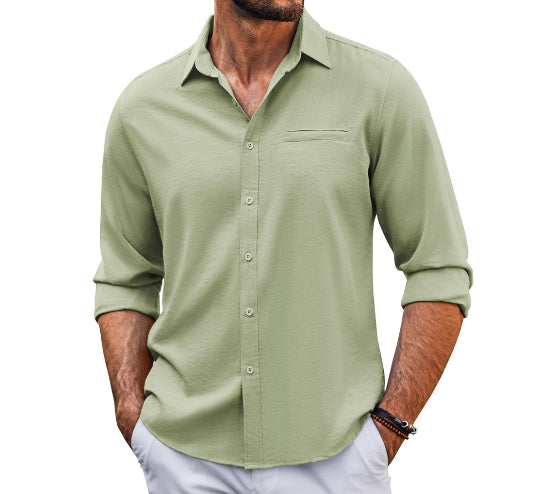 Men's casual long sleeve pocket shirt - Gents Desire - view 9