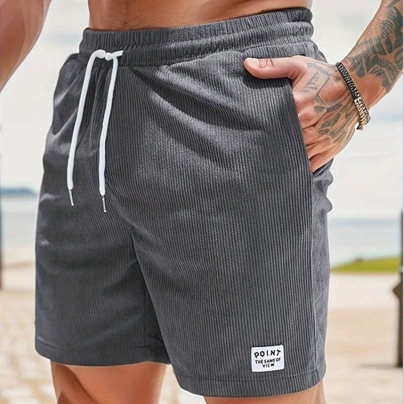 Men's corduroy drawstring shorts - Gents Desire - view 11