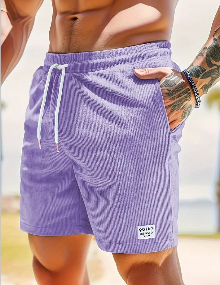 Men's corduroy drawstring shorts - Gents Desire - view 13