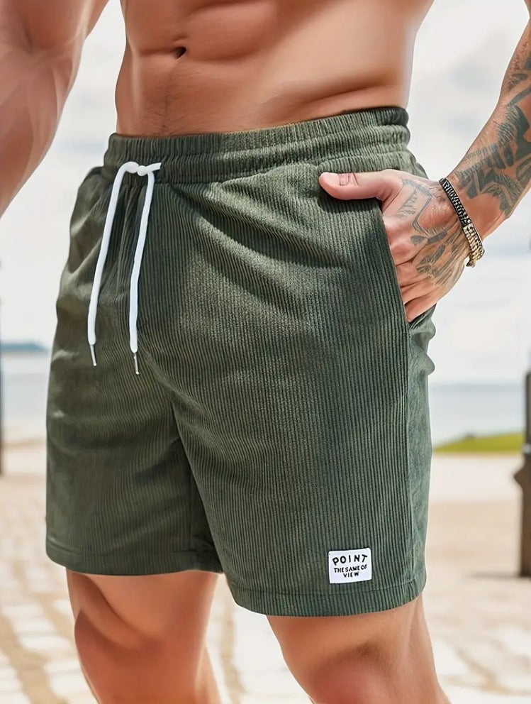 Men's corduroy drawstring shorts - Gents Desire - view 14