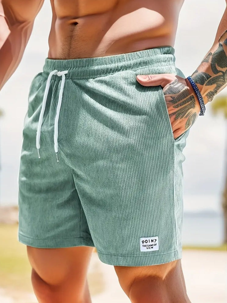 Men's corduroy drawstring shorts - Gents Desire - view 15