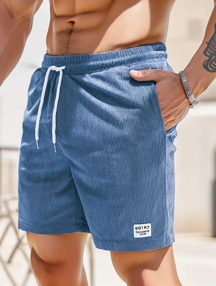 Men's corduroy drawstring shorts - Gents Desire - view 16