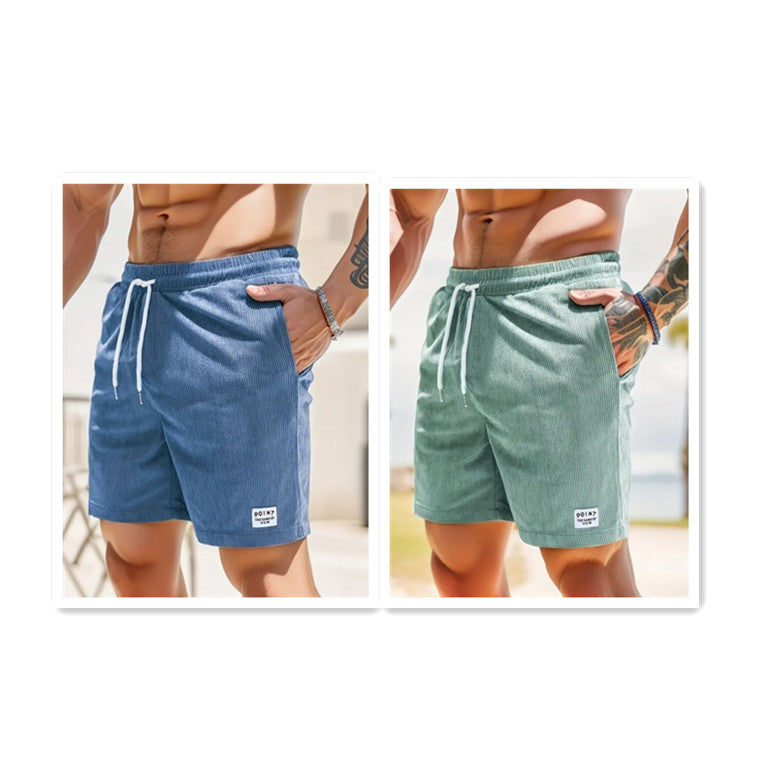 Men's corduroy drawstring shorts - Gents Desire - view 17