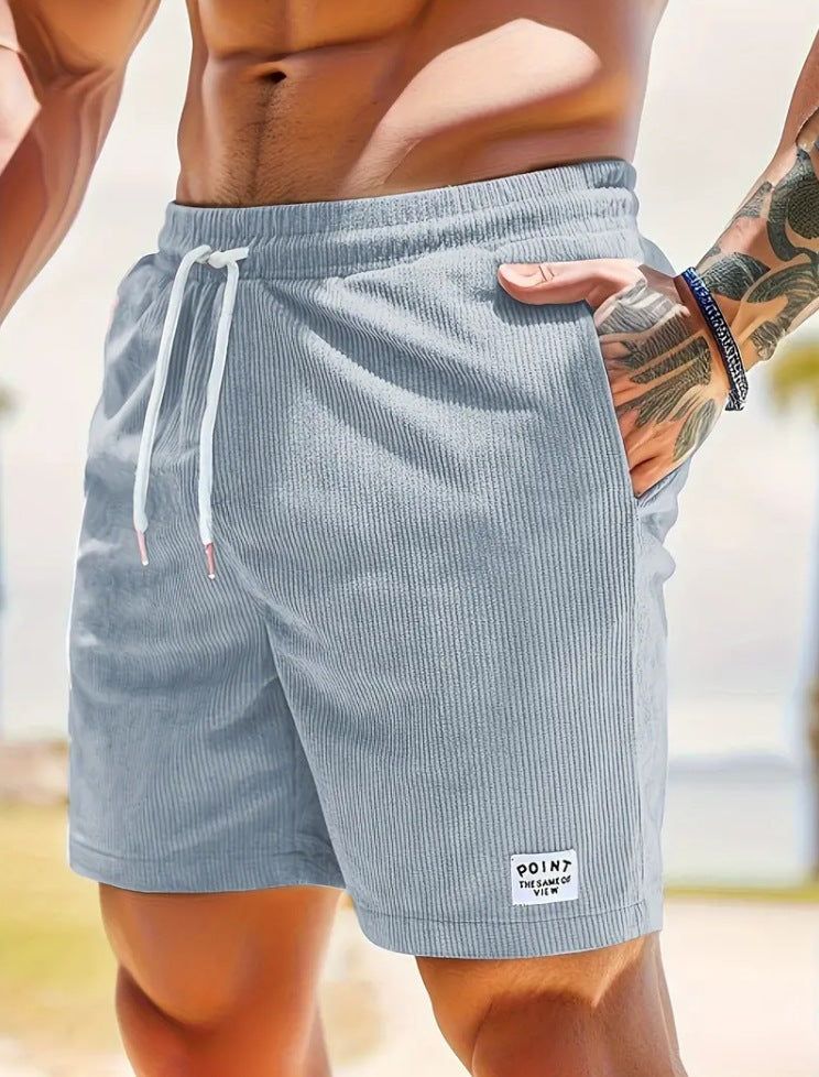 Men's corduroy drawstring shorts - Gents Desire - view 2