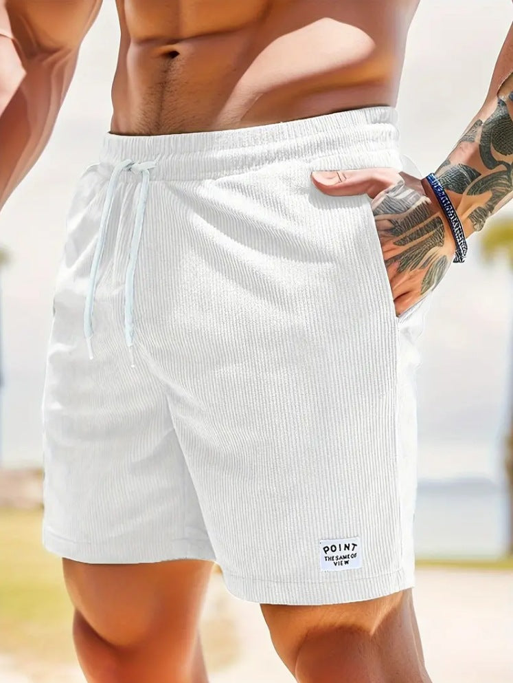Men's corduroy drawstring shorts - Gents Desire - view 3