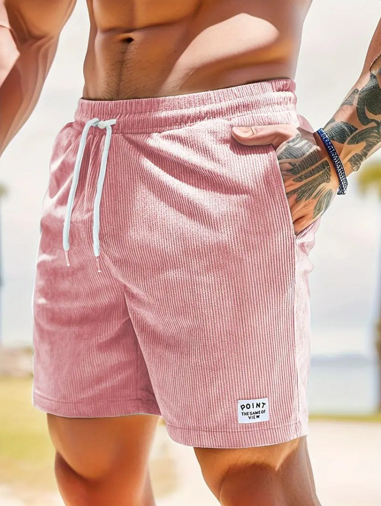 Men's corduroy drawstring shorts - Gents Desire - view 5