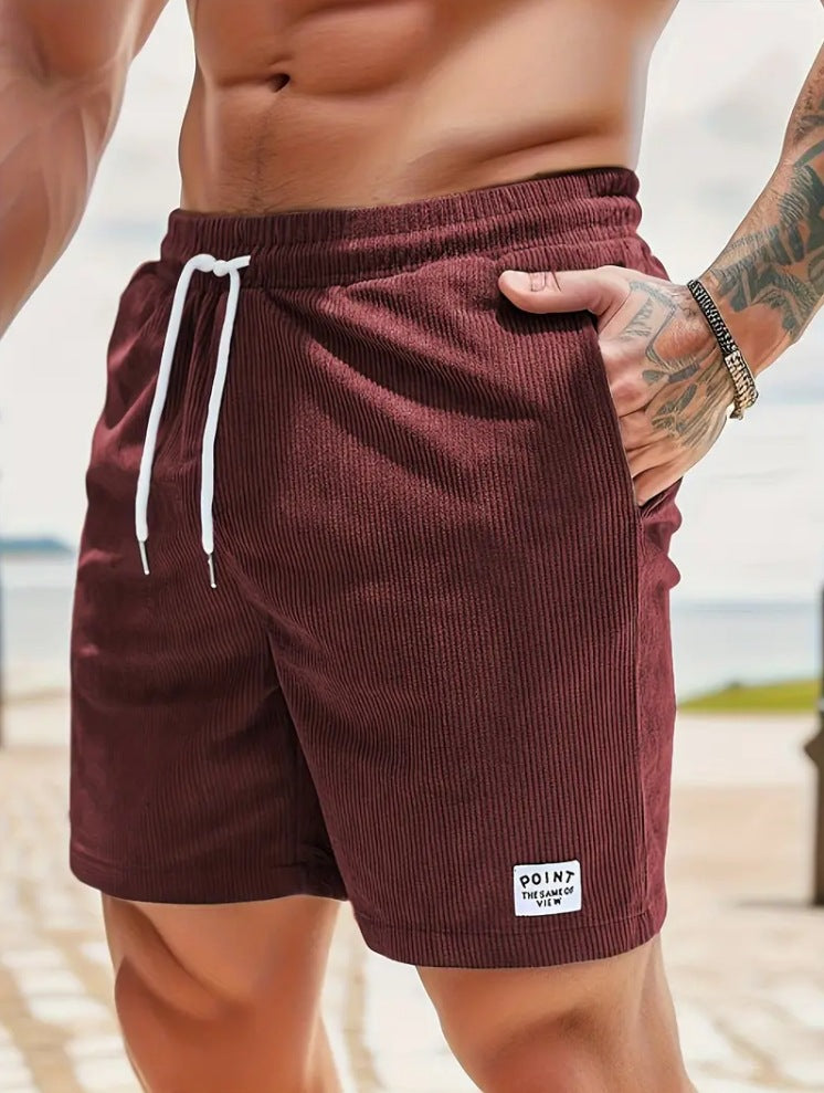 Men's corduroy drawstring shorts - Gents Desire - view 9