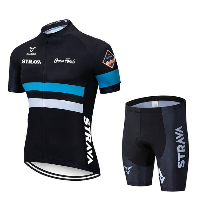 Men's cycling jersey and bib shorts set - Gents Desire - view 3