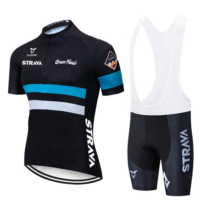 Men's cycling jersey and bib shorts set - Gents Desire - view 4